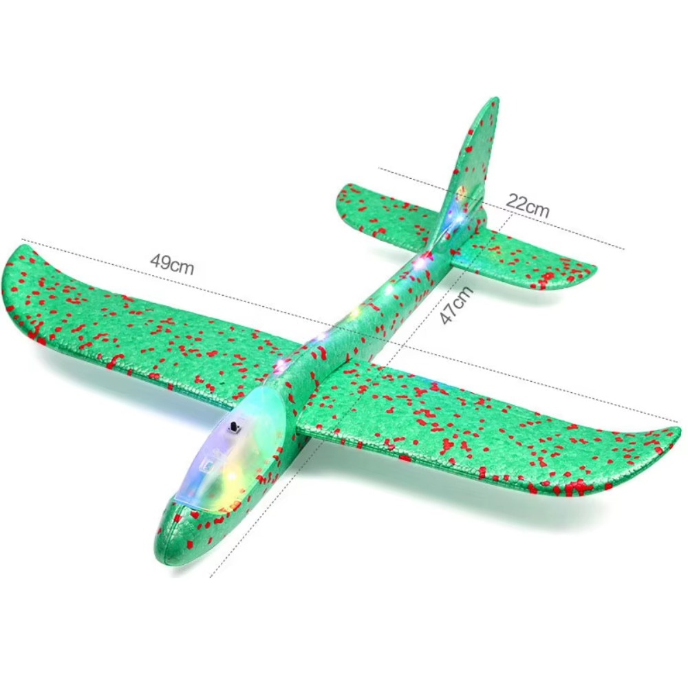 Model Airplane Plastic - เครื่องบินโฟมขนาดใหญ่ วัสดุโฟม EPP น้ำหนักเบาพิเศษ พร้อมไฟ LED