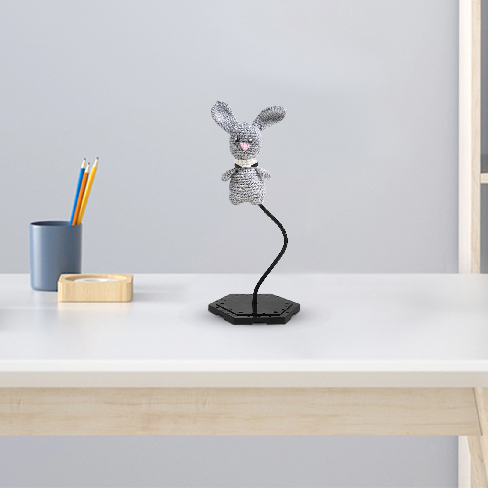 Action Figure Stand - ขาตั้งแอ็คชั่นฟิกเกอร์แบบปรับได้ วัสดุ ABS เหล็ก ทนทานต่อการสึกหรอ ฐานตั้งมั่นคง