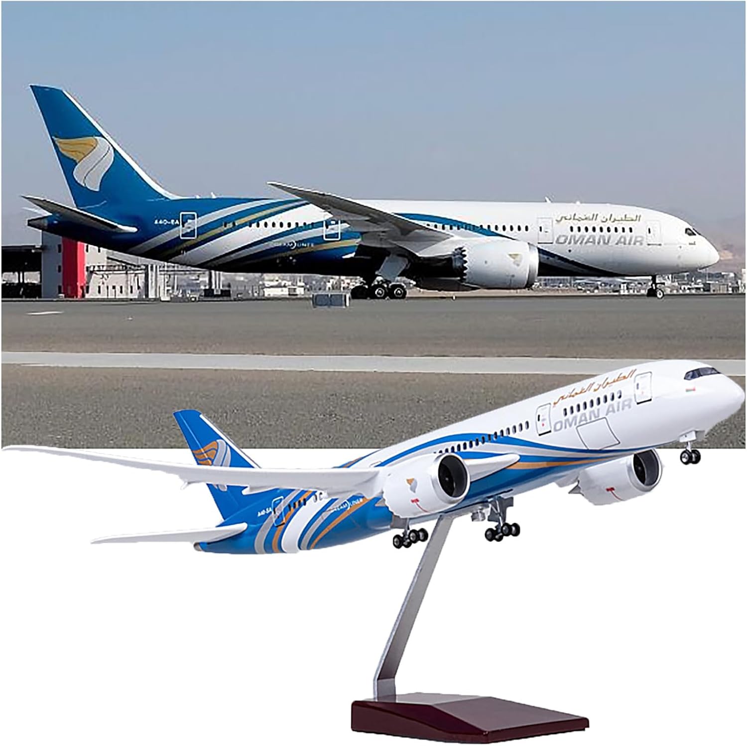 Model Airplane Plastic - ขายโมเดลเครื่องบินของเล่นเรซิ่น ไดแคสต์ พลาสติก ขนาด 47 ซม.