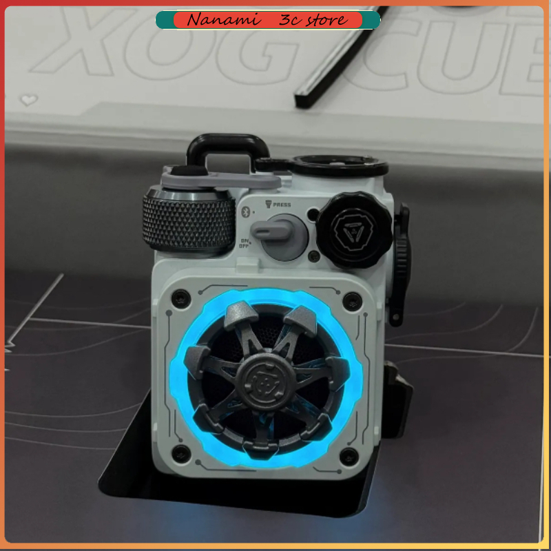 Fidget Cube Original - ใหม่มูเซน ไซเบอร์ คิวบ์-โปรลำโพงบลูทูธบลูทูธ 5.0 แบบพกพาพร้อมฟิดเจ็ตสปินเนอร์เสียงคริสตัลใสพร้อมไฟ LED