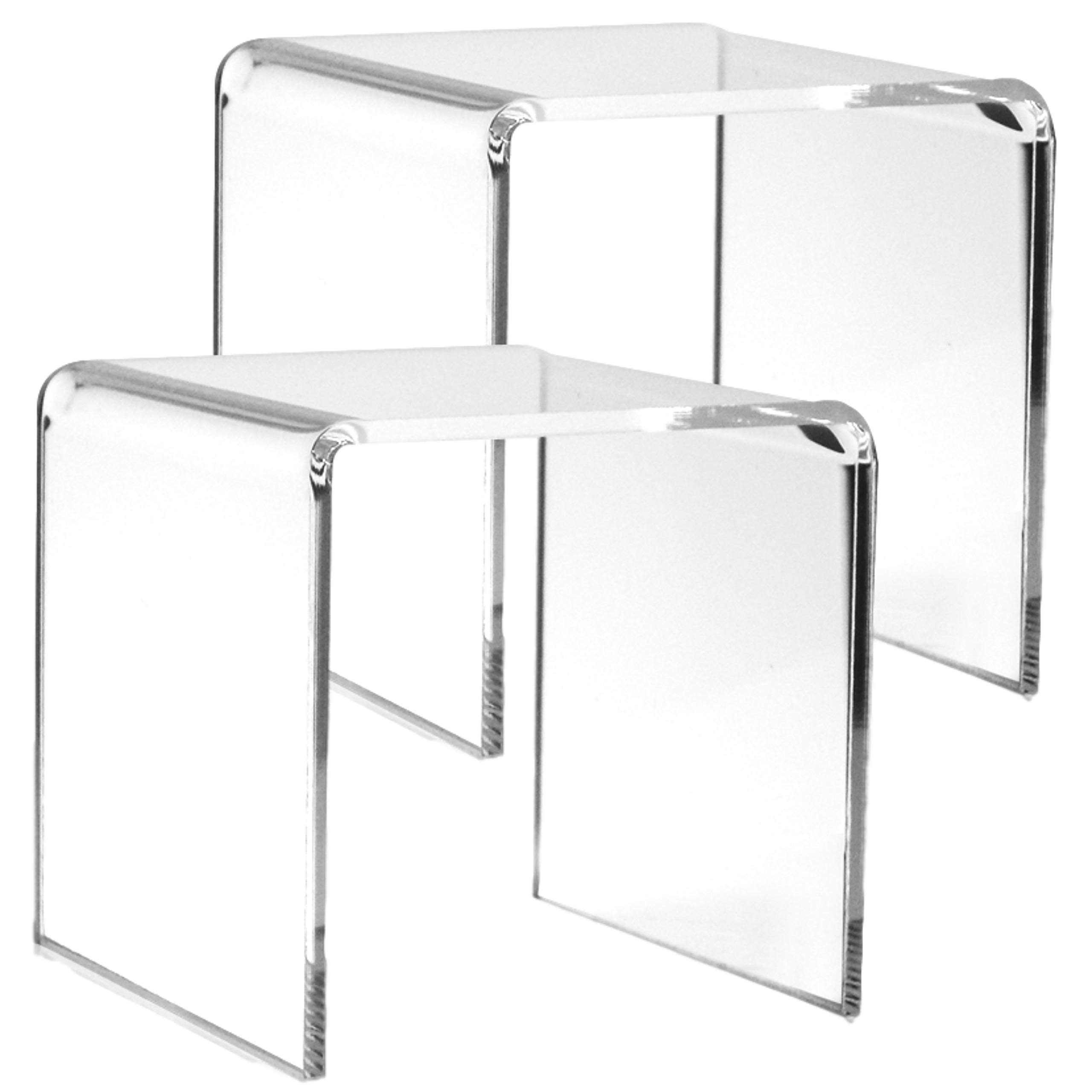Pop Display Shelf - อะคริลิค Risers ขาตั้ง,Clear Riser ชั้นวางตู้โชว์สําหรับ Amiibo