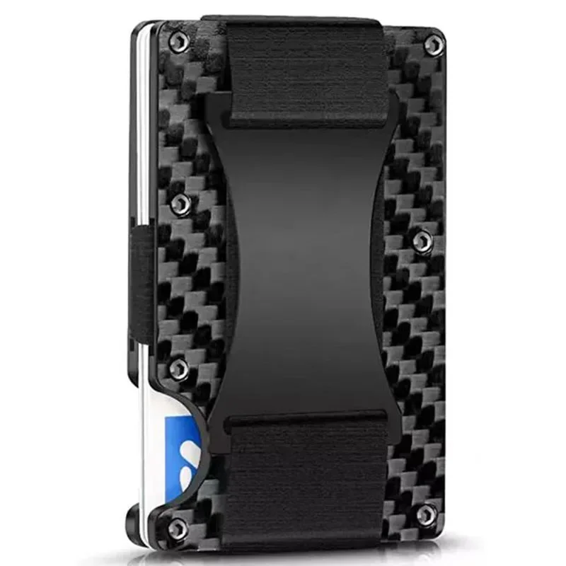 Card Top Loader - ที่ใส่บัตร RFID ธุรกิจ ที่ใส่บัตรคาร์บอนไฟเบอร์ กระเป๋าสตางค์ผู้ชาย ผู้หญิง