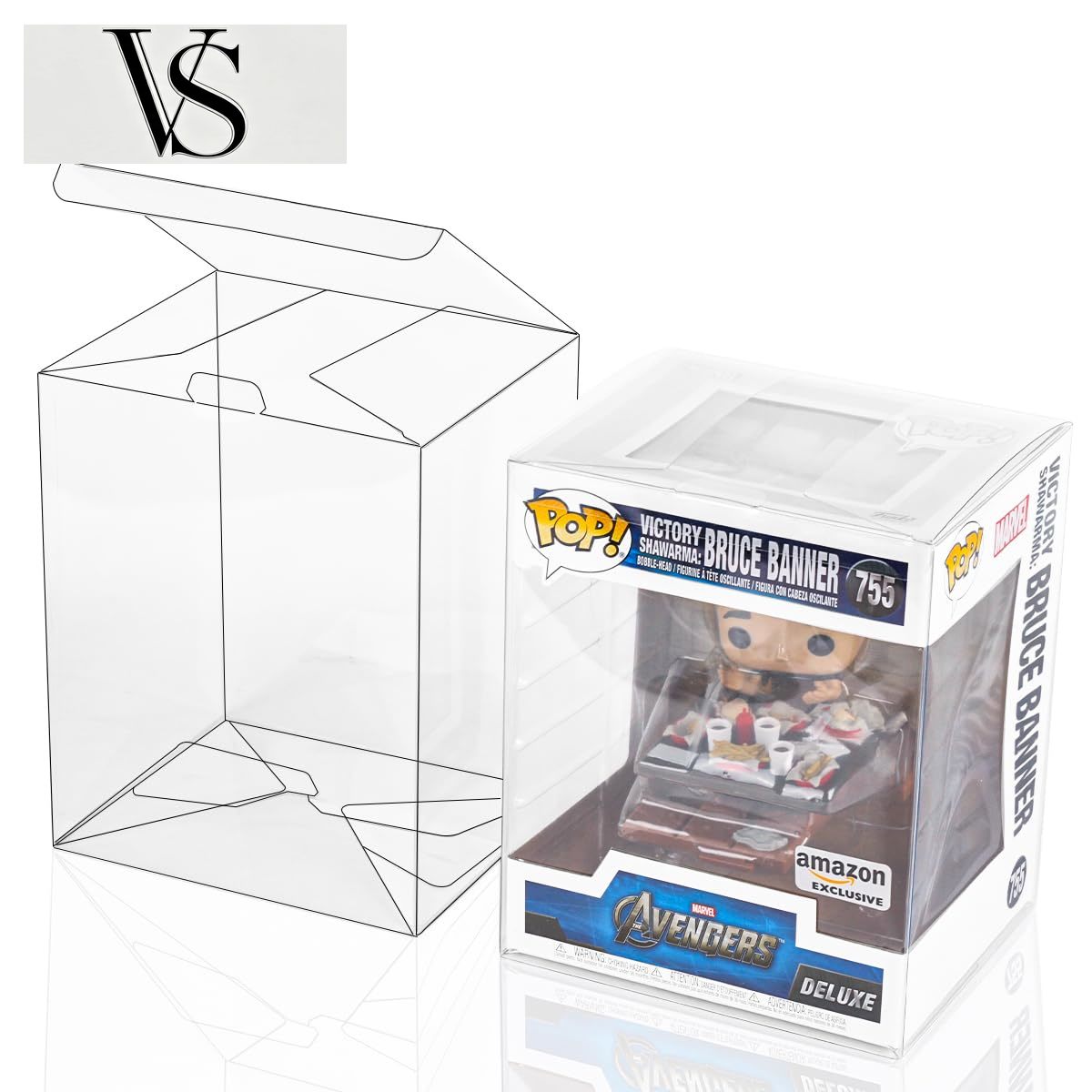 Funko Pop Protector - กล่องพลาสติกใสกันรอยขีดข่วน PET หนา 0.50 มม. สำหรับป้องกันและจัดแสดงฟิกเกอร์