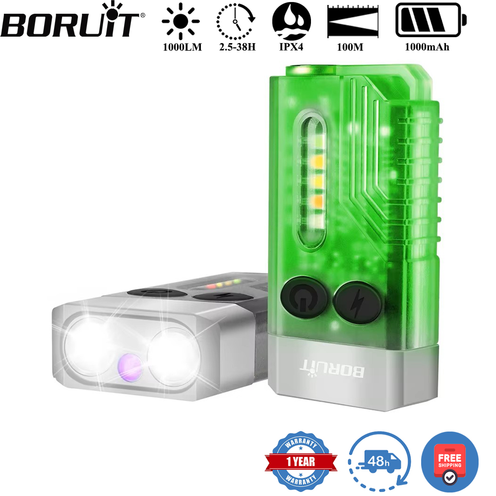 Fidget Cube Original - ไฟฉายพวงกุญแจ BORUiT V10 แบบ UV LED