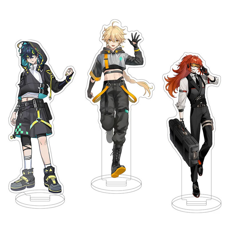 Action Figure Stand - ฟิกเกอร์อะคริลิคตัวละครดิลุค อาร์เลคคิโน วันเดอเรอร์ จากเกมยอดฮิต Yuanshen ของสะสมตั้งโชว์