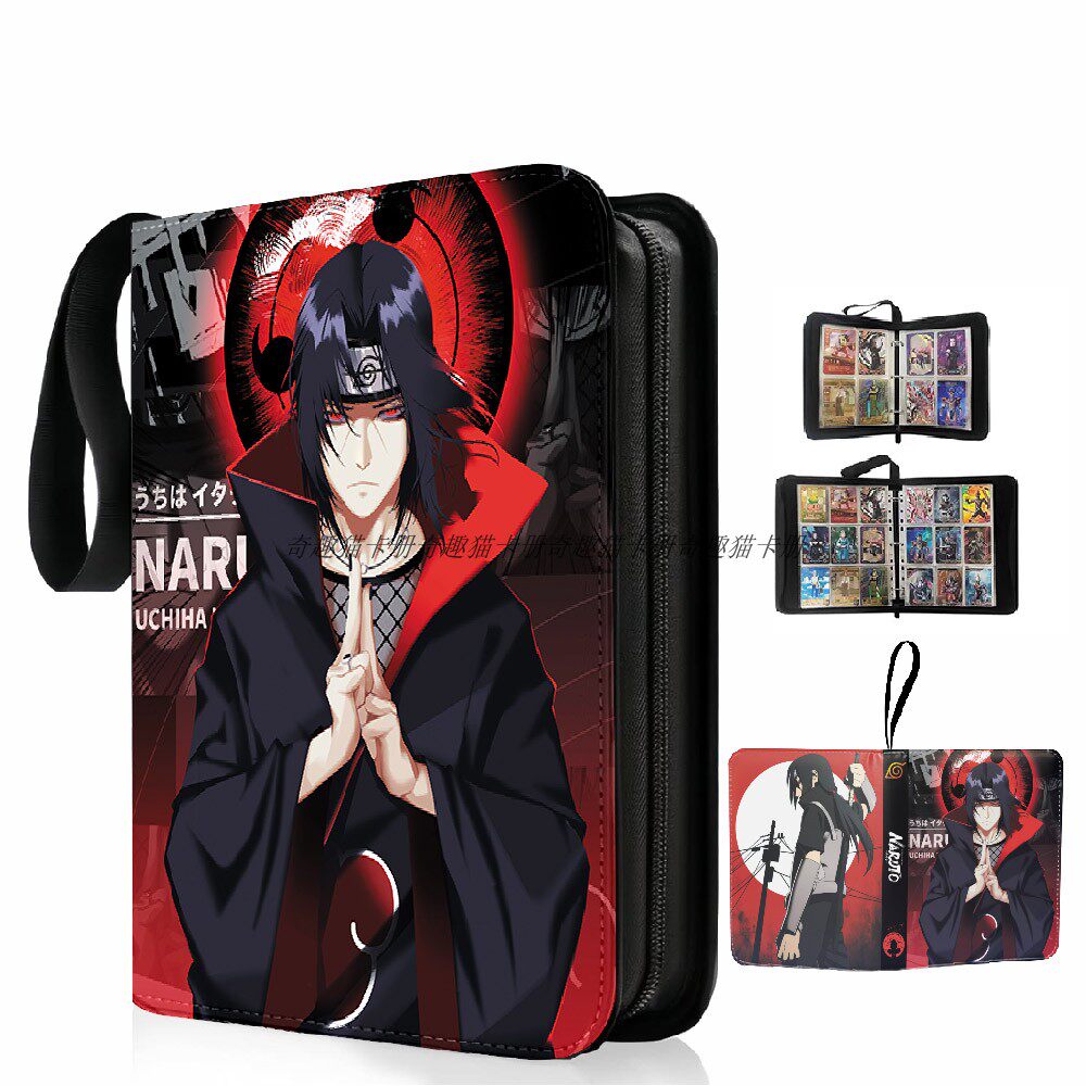 Trading Card Binder - สมุดใส่การ์ดนารูโตะ 4/9 ช่องใส่การ์ดสะสม สมุดสะสมการ์ดอนิเมะ พร้อมหน้าใน 50