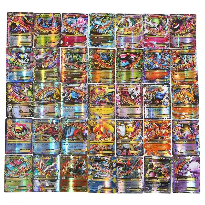 Pokemon Binder Card - 60/100 ชิ้นภาษาอังกฤษการ์ดโปเกมอน GX Tag Team Vmax
