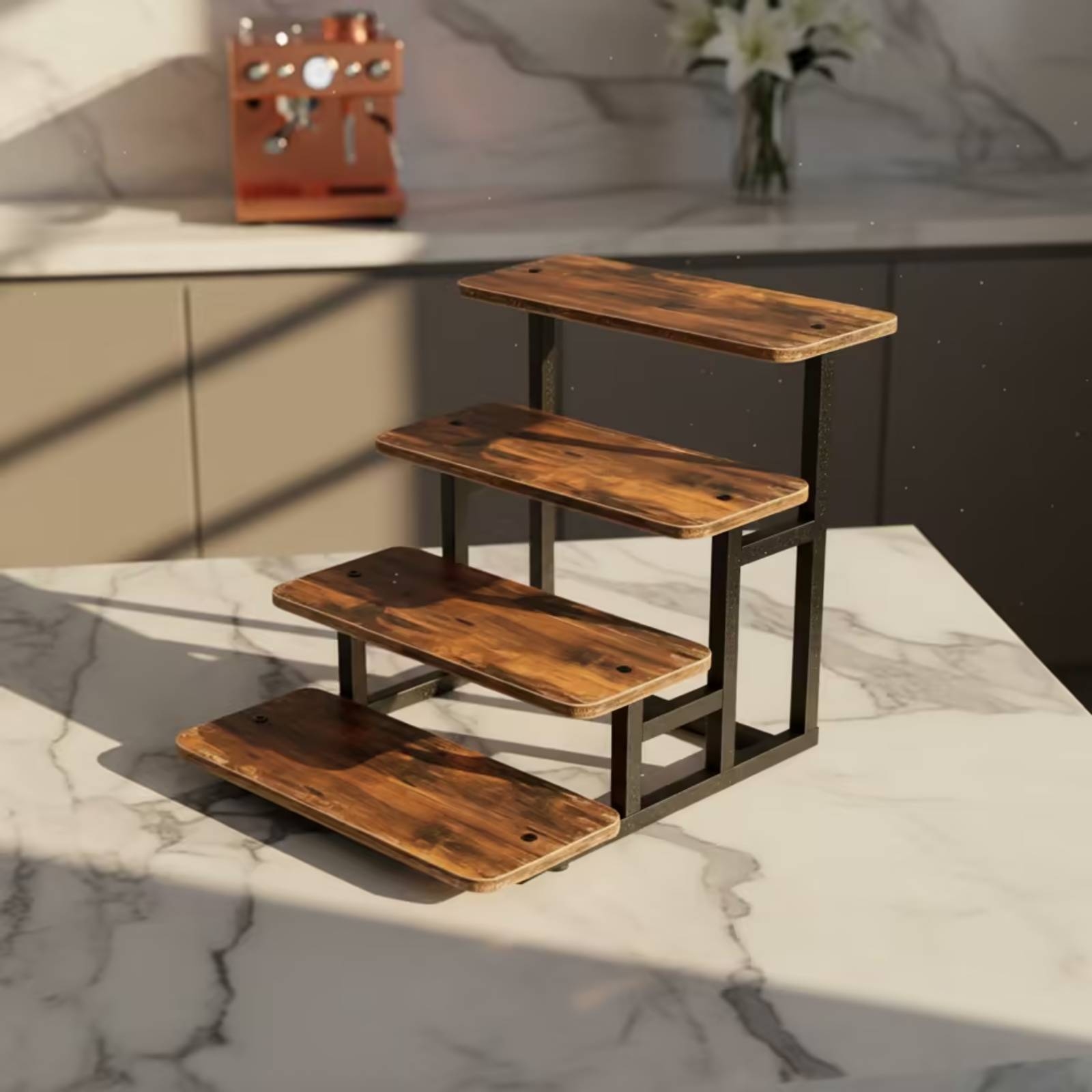 ชั้นวางเค้ก 4 ชั้นแบบตั้งโต๊ะ  - Display Risers Set บทวิจารณ์และราคา