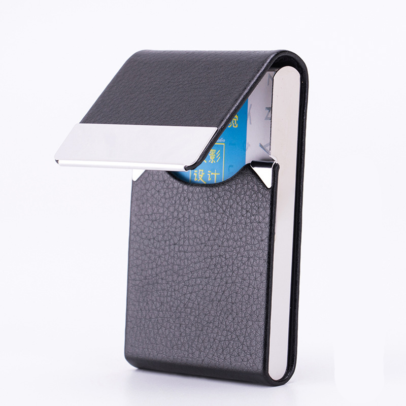 1 PC ผู้ถือบัตรธุรกิจกรณี Man  - Card Top Loader บทวิจารณ์และราคา