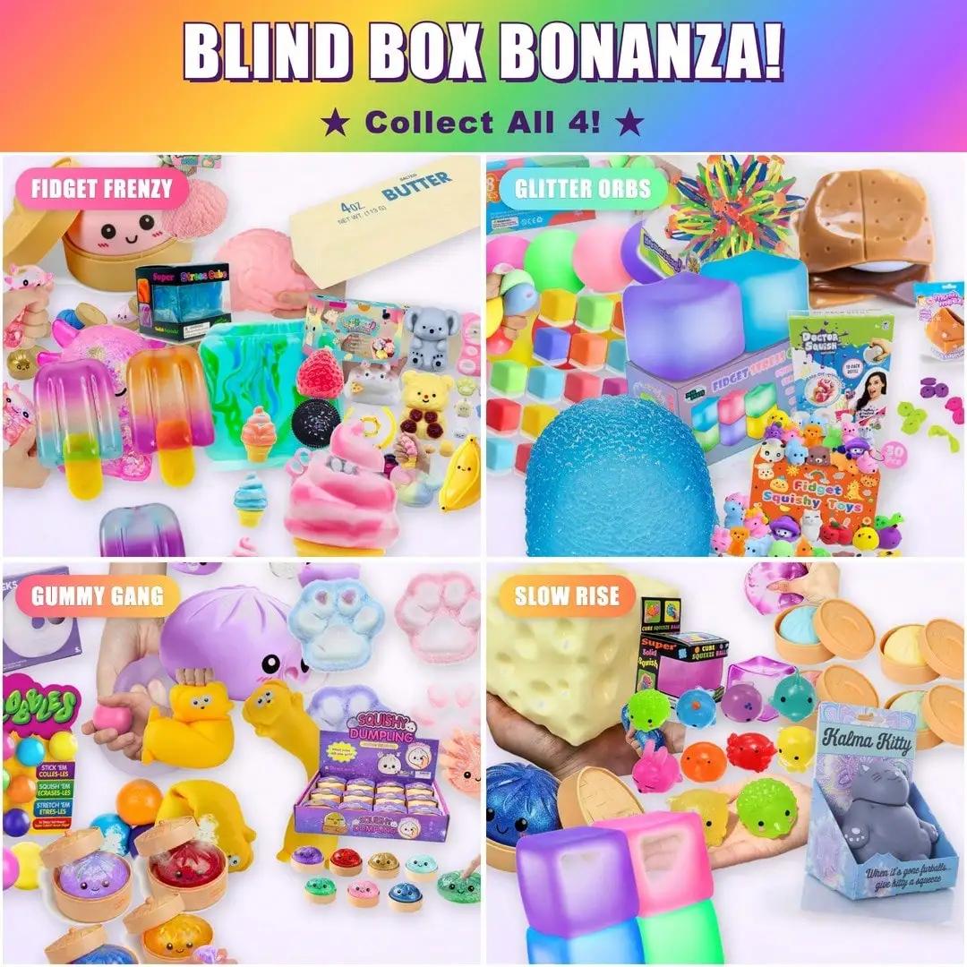 ของเล่นบีบสควิชชี่ 100 แบบ กล่ - Mystery Box Blind Bag บทวิจารณ์และราคา