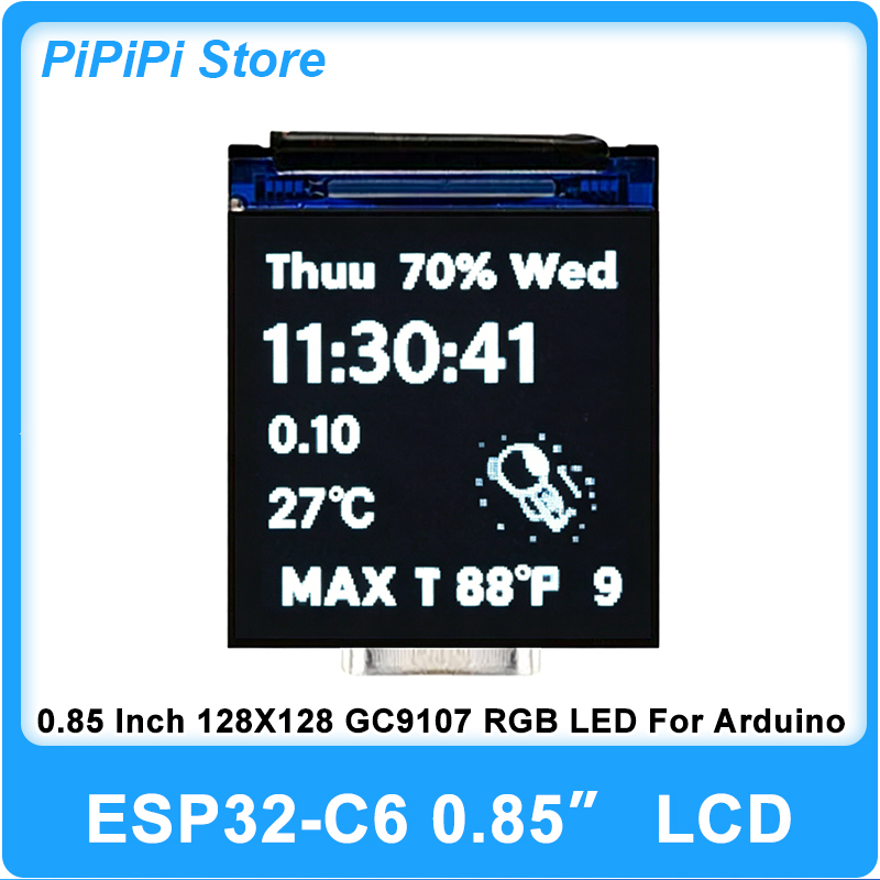 ESP32 C6 0.85 นิ้ว 128X128 หน้ - Graded Card Display บทวิจารณ์และราคา