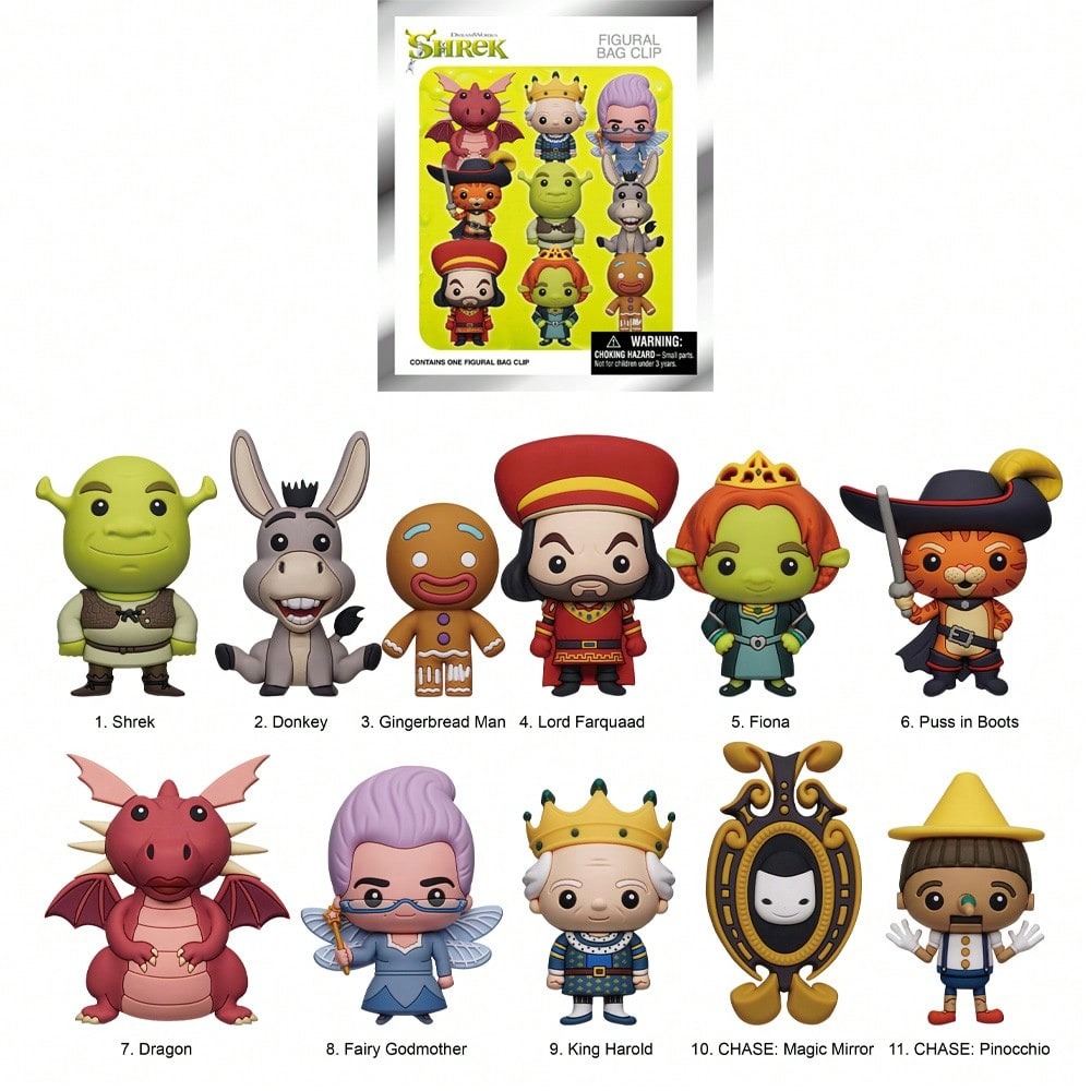 พวงกุญแจโฟม 3 มิติ ชเร็ค ของแท - Mystery Box Blind Bag บทวิจารณ์และราคา