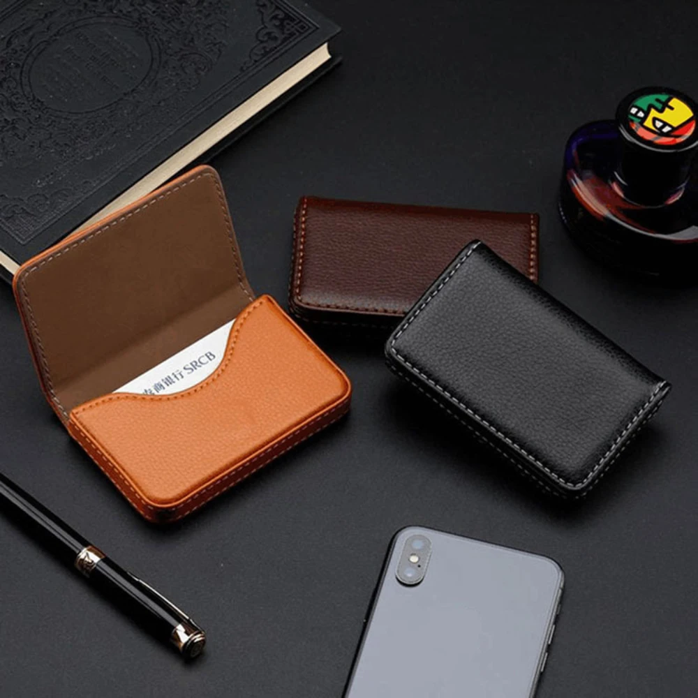 กระเป๋าใส่บัตรเครดิตหนัง PU แบ - Card Top Loader บทวิจารณ์และราคา