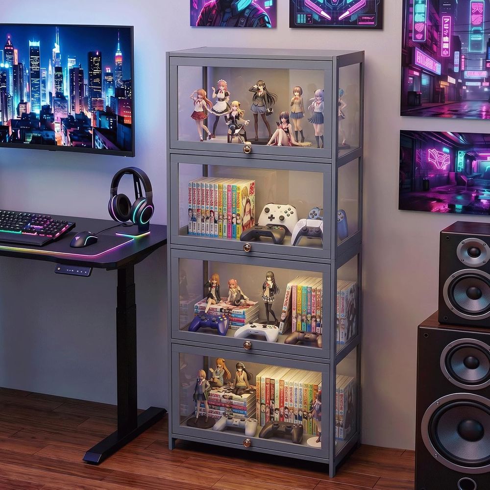 ตู้โชว์อะคริลิค 4 ชั้น สำหรับข - Display Case Acrylic บทวิจารณ์และราคา