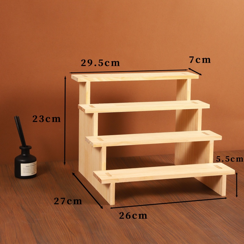 แท่นวางโชว์ไม้ แท่นวางโชว์ขนมห - Display Risers Set บทวิจารณ์และราคา