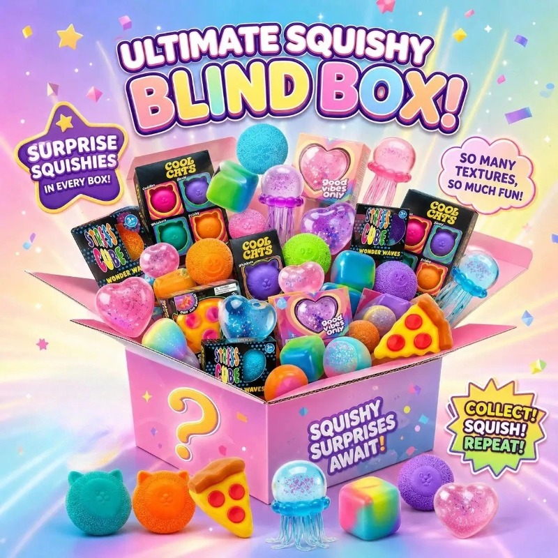 ของเล่นเซอร์ไพรส์รูปปลาหมึกแบบ - Mystery Box Blind Bag บทวิจารณ์และราคา