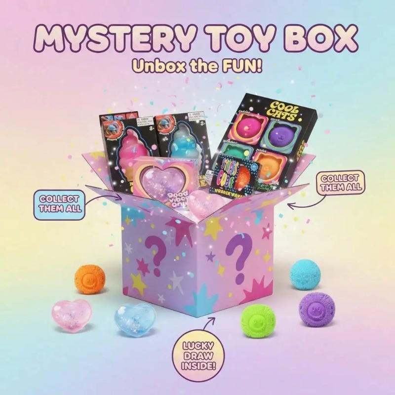 ของเล่นเซอร์ไพรส์รูปปลาหมึกแบบ - Mystery Box Blind Bag บทวิจารณ์และราคา