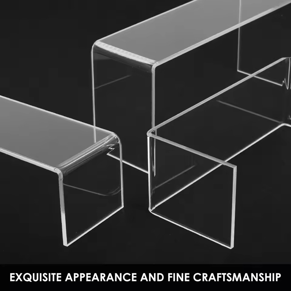 3/6/9/12 PC อะคริลิคใสขาตั้งจอ - Display Risers Set บทวิจารณ์และราคา