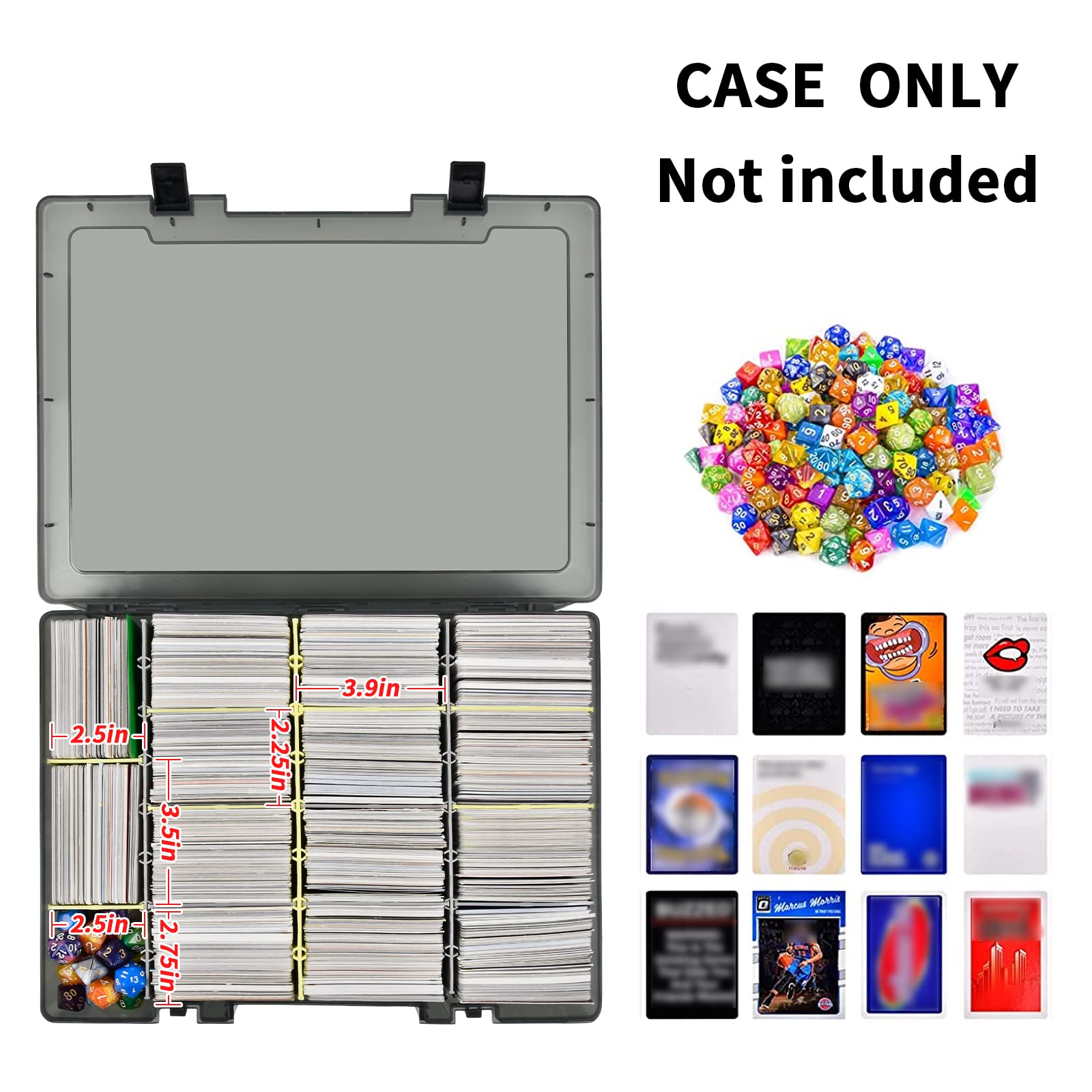 กล่องเก็บการ์ดใส 2300+ ใบ พร้อ - Trading Card Binder บทวิจารณ์และราคา