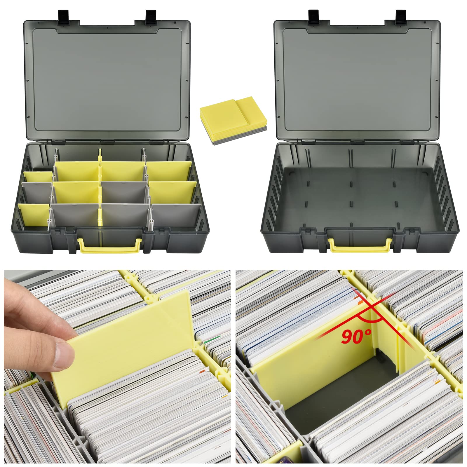 กล่องเก็บการ์ดใส 2300+ ใบ พร้อ - Trading Card Binder บทวิจารณ์และราคา
