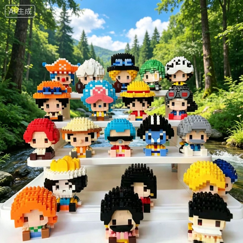 โมเดลตัวต่อจิ๋ว วันพีซ ซันโกลด - Building Block Mini บทวิจารณ์และราคา