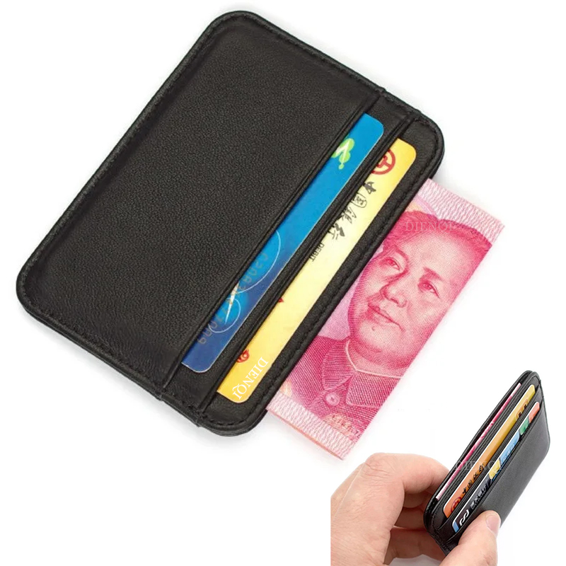 ที่ใส่บัตรหนังแท้สำหรับผู้ชาย  - Card Top Loader บทวิจารณ์และราคา