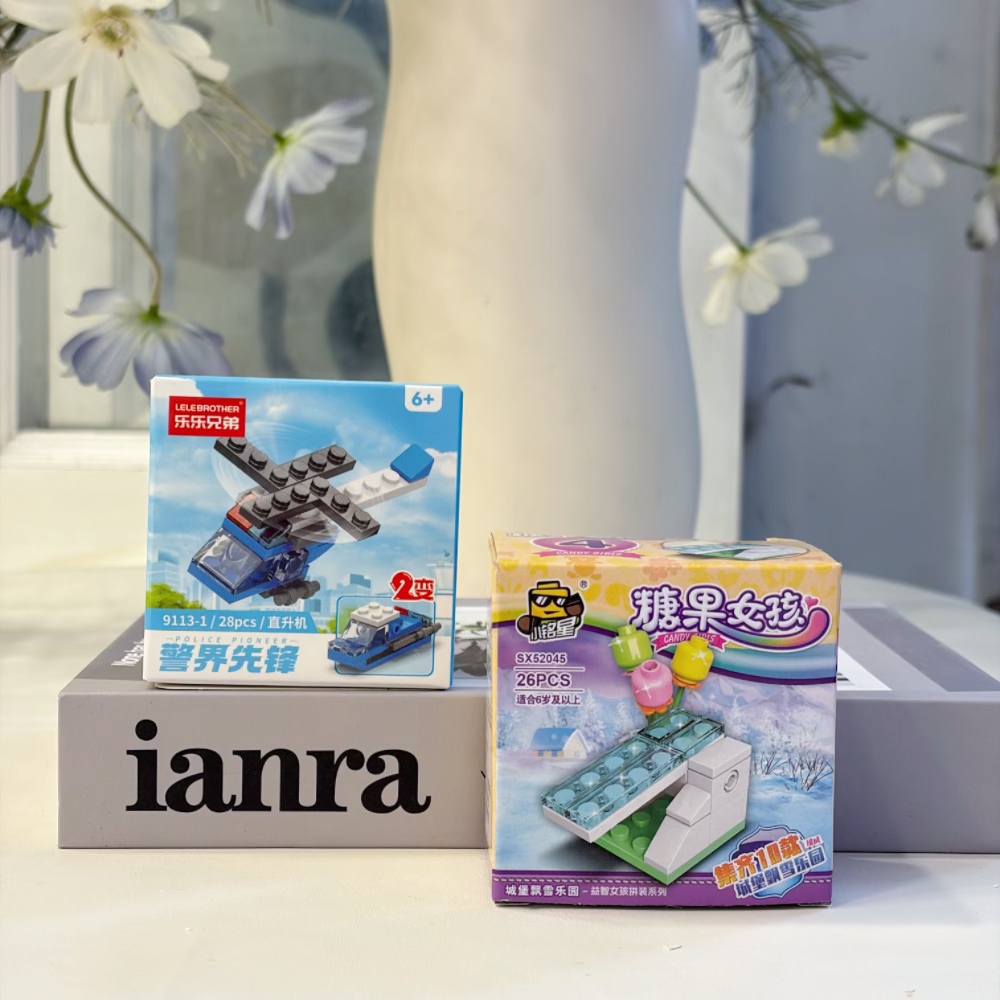 ชุดตัวต่อเฮลิคอปเตอร์ตำรวจ 2-i - Building Block Mini บทวิจารณ์และราคา