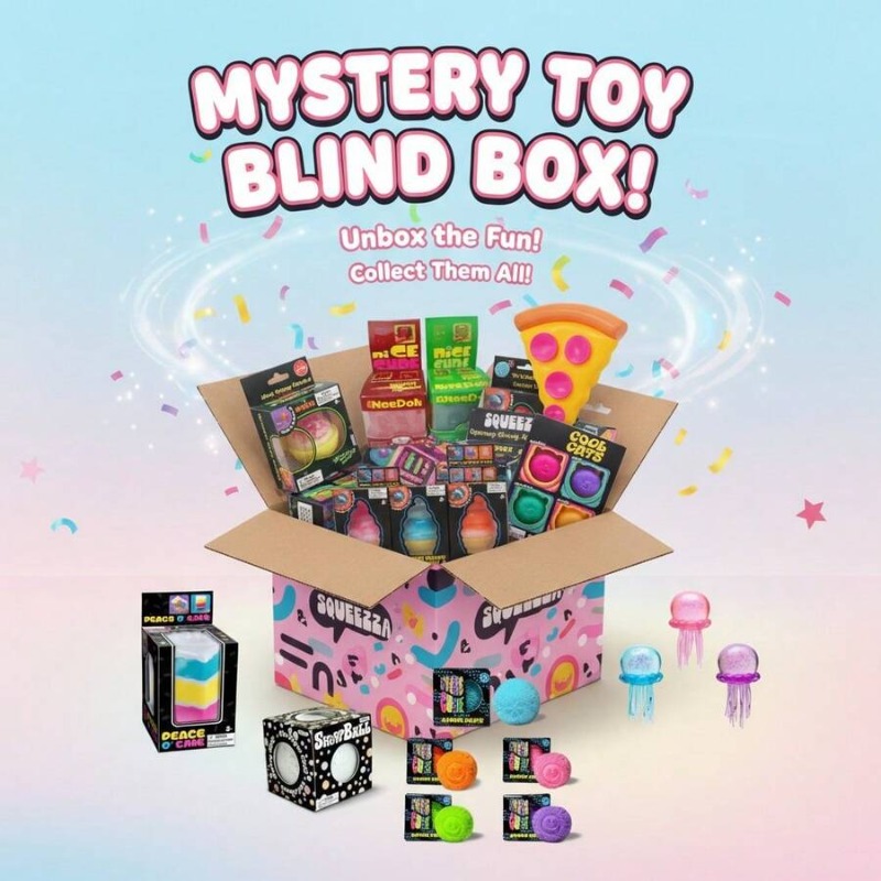 กล่องสุ่มของเล่นบีบสุดฮิตน่ารั - Mystery Box Blind Bag บทวิจารณ์และราคา