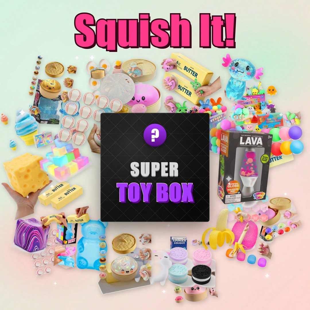กล่องสุ่มของเล่นบีบสควิชชี่น่า - Mystery Box Blind Bag บทวิจารณ์และราคา