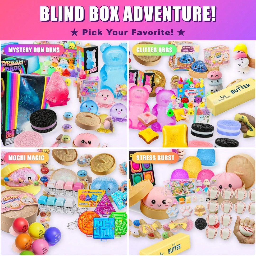 กล่องสุ่มของเล่นบีบสควิชชี่น่า - Mystery Box Blind Bag บทวิจารณ์และราคา