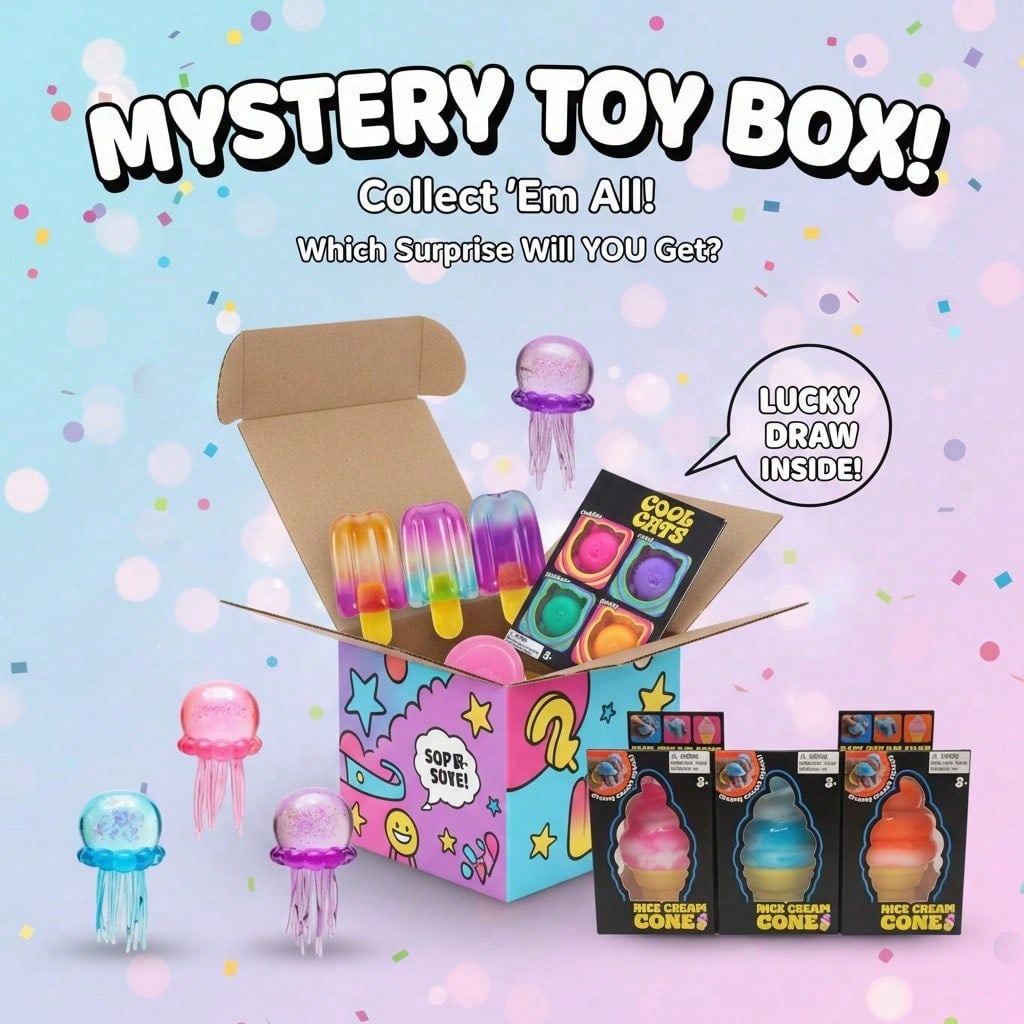 ของเล่นบลายด์บ็อกซ์แบบสุ่ม 100 - Mystery Box Blind Bag บทวิจารณ์และราคา