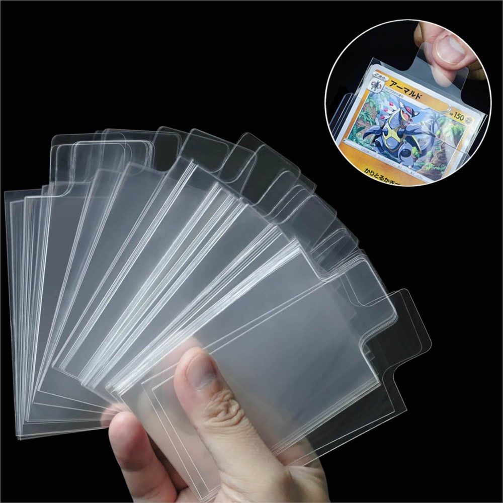 ซองใส่การ์ดใสแบบมีแถบยก 100-50 - Card Penny Sleeve บทวิจารณ์และราคา