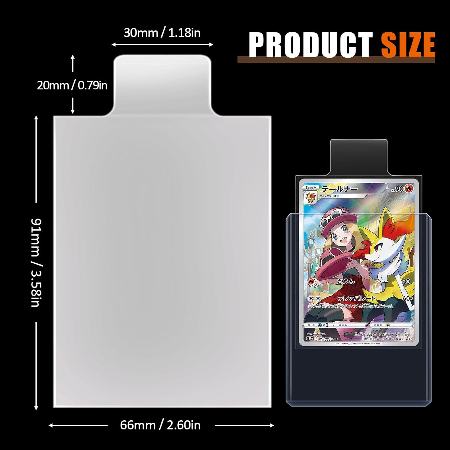 ซองใส่การ์ดใสแบบมีแถบยก 100-50 - Card Penny Sleeve บทวิจารณ์และราคา
