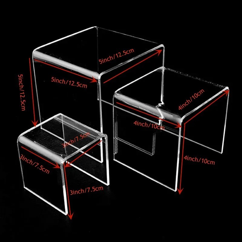 ชุดแท่นโชว์อะคริลิค 6 ชิ้น/ชุด - Display Risers Set บทวิจารณ์และราคา