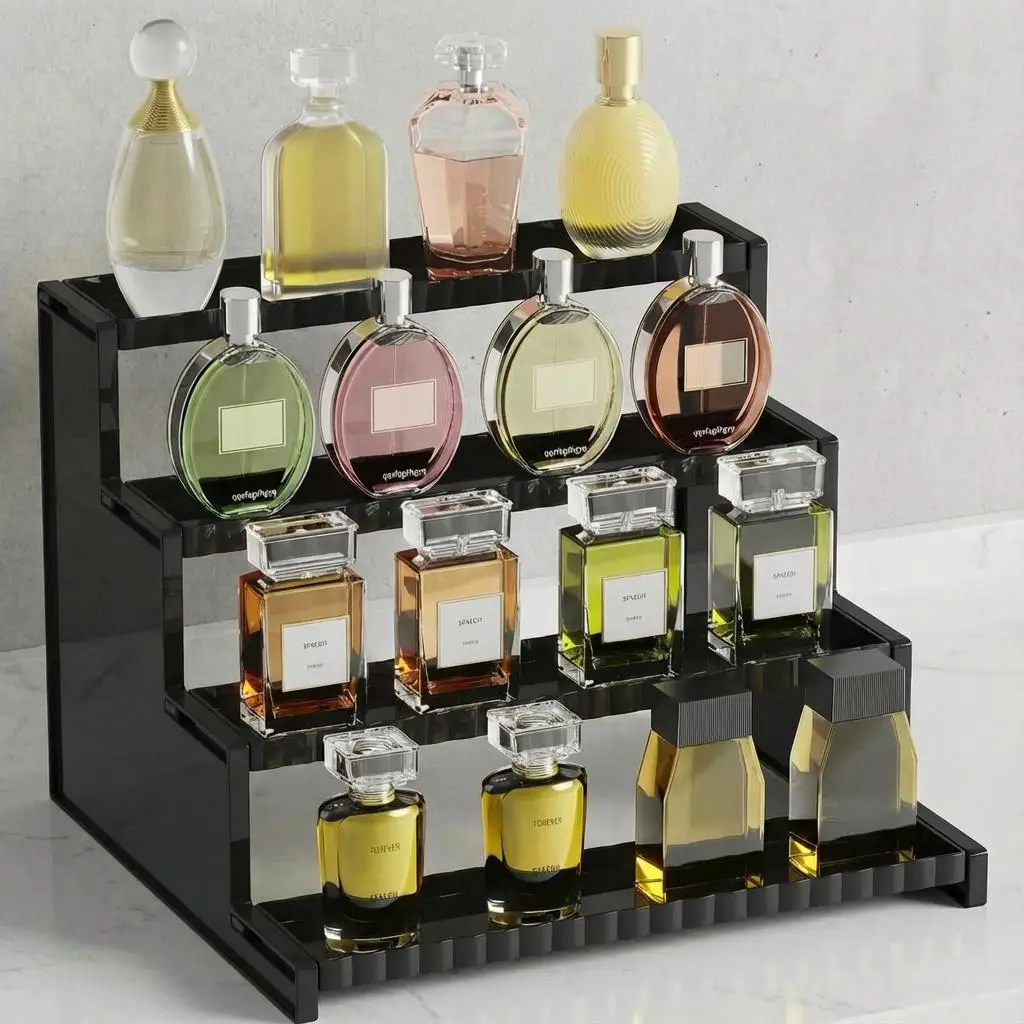 ชั้นวางของตกแต่ง 4 ชั้น สีดำ ข - Action Figure Stand บทวิจารณ์และราคา