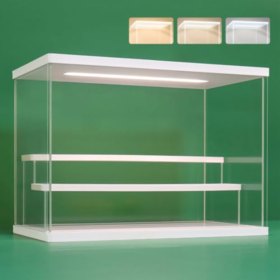 ตู้โชว์อะคริลิกใสพร้อมไฟ LED 2 - Display Case Acrylic บทวิจารณ์และราคา
