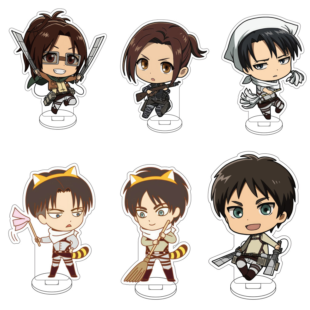 ฟิกเกอร์อะคริลิก Attack on Tit - Figma Stand Set บทวิจารณ์และราคา