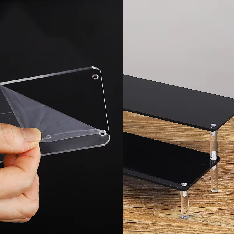 อะคริลิคสีดําชั้นวางสําหรับ Fu - Pop Display Shelf บทวิจารณ์และราคา