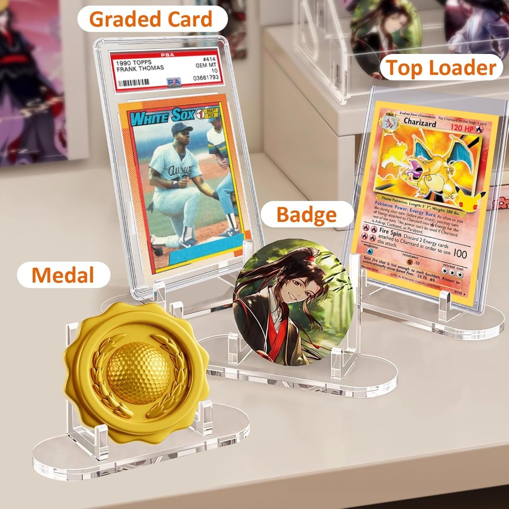 แท่นโชว์การ์ดอะคริลิกใส แพ็ค 1 - Graded Card Display บทวิจารณ์และราคา